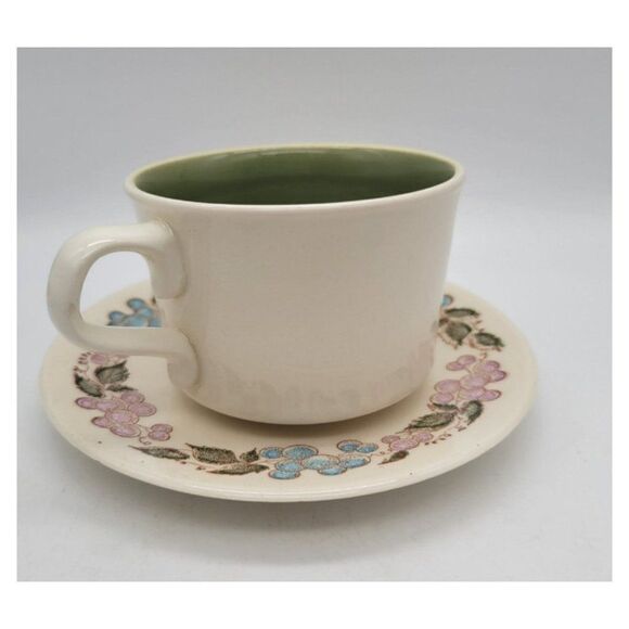 Midcentury Deadstock TS & T Concord Grape Cup and Saucer - Picture 2 of 6